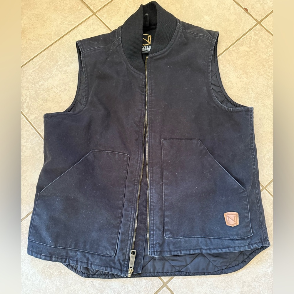 Noble Men's Black Vest